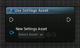 Use a Settings Asset